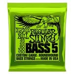 Ernie Ball 5-String Bass Nickel Wound Strings Front View